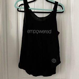 Pure Barre Black 'Empowered' Graphic Tank